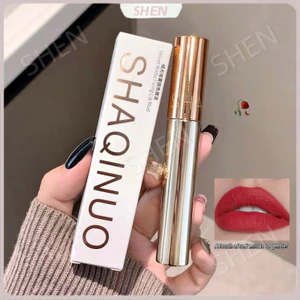 Nhung Matte Lip Clay Trong Suốt Mềm Mờ Họa Tiết Mờ Lâu Dài Cố Định Màu Rendering Sinh Viên Mỹ Phẩm Hàng Ngày