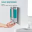 Banheiro Doméstico 350ml Mão Sabão Shampoo Dispensador De Montagem Na Parede Chuveiro Dispensadores Líquidos Recipientes