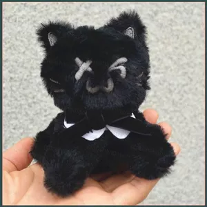 YT4TWS KHÔNG TRAGEDY Mèo Đen Plushie Móc Khóa Kpop Album Merch Dễ Thương Sang Trọng Cotton Túi Búp Bê Quyến Rũ