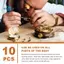 10 Chiếc Đồng Hồ Chuyển Động Thân Thép Vương Miện Bộ Đồng Hồ Các Bộ Phận NH35 NH36 NH38 NH39 Đồng Hồ Chuyển Động Thân Phụ Tùng