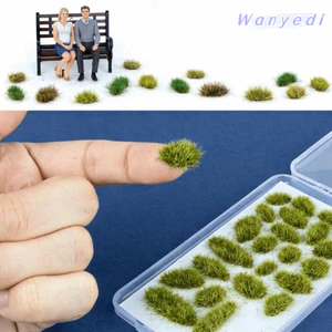 WANYEDI Đồ chơi cỏ không đều Chất liệu mô hình tự dính Mô phỏng Phong cảnh Wargame