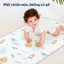 Chiếu Mây Điều Hòa HomeMate Cho Bé, Thảm Lụa Lạnh Làm Mát Mùa Hè, Chiếu Nằm Cũi An Toàn Cho Da Nhạy Cảm