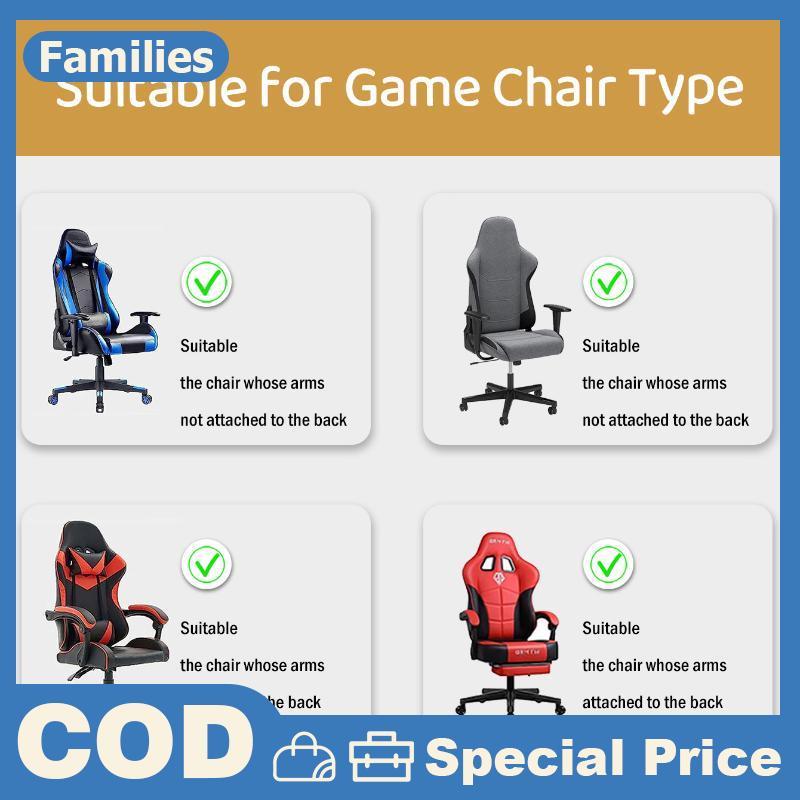 Thời Trang Đơn Giản Tại Nhà Ghế Chơi Game Universalputer Gamepetitive Seat Barest Tay Vịn Đàn Hồi Xoay Ghế Bao
