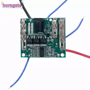 Bo mạch bảo vệ sạc pin BORAGETE, Mạch bảo vệ 20A 5S BMS, Mô-đun Li-Ion 18 / 21V Bộ pin Lithium Bảo vệ dụng cụ điện