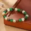 PNPIA- Vòng Tay Tiền Giàu Nữ Bohemian Tự Nhiên Hổ Mắt Đá Lắc Tay Hợp Thời Trang Ngày Lễ Món Quà Trang Sức