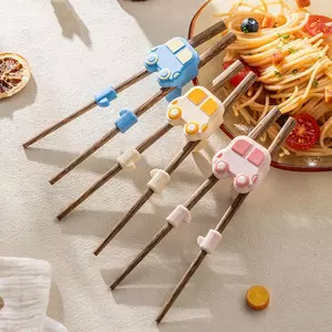 Đũa Huấn Luyện Hình Xe Dễ Thương Cho Người Mới Bắt Đầu Luyện Tập Tay Phải Hoặc Tay Trái Bé Trai Bé Gái Nhà Trường Ăn Trưa Gia Đình Ăn sonlekvn