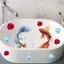 {BUDDI} Koi Washbasin Stier Chống thấm nước có thể tháo rời Nghệ thuật bồn rửa hoa tự dính cho phụ kiện cải tạo phòng tắm {buddingenergy}