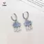 1 Đôi Bông Tai Đám Mây Dễ Thương Pha Lê Xanh Mưa Mây Thả Bông Tai Thẩm Mỹ Kawaii Zircon Tai Bule Bông Tai Quà Tặng Trang Sức Năm Mới [Mina]