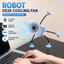 Quạt hút Robot Quạt làm mát USB Mini cho bàn nấu ăn nhà bếp có thể sạc lại
