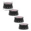 Bộ 4 núm điều chỉnh âm đàn guitar điện CATMALLER88, họa tiết đầu lâu acrylic, màu đen-đỏ/đen-trắng, phụ kiện thay thế
