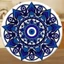 1 Cái Tròn Bằng Gỗ Trang Trí Khay Tối Mandala Hoa Chân Khay Trang Trí Bàn
