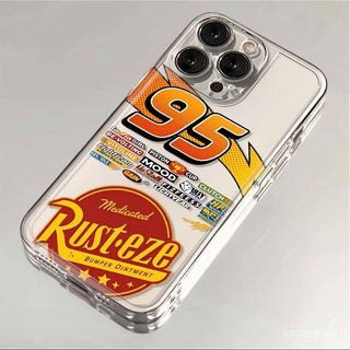 Ốp điện thoại hoạt hình hoạt hình Lightning Racing Thích hợp cho iPhone 12promax xs xr 12 13 14 15 promax 16promax 17 16 11 pro max Vỏ trong suốt linh hoạt chống sốc