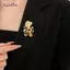 AqToCna Thời Trang Kim Cương Trung Quốc Rồng Thổ Cẩm Pin Dành Cho Nữ Quần Áo Áo Khoác Trang Sức Dự Tiệc Phụ Kiện Cung Hoàng Đạo Rồng Bay Trang Sức AqToCna