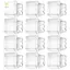 PPY 12 Cái Nơ Kẹo Hộp Bảo Quản Trong Suốt Tiệc Acrylic Điều Trị Giá Đỡ Hộp Gói Cho Lễ Kỷ Niệm Đám Cưới