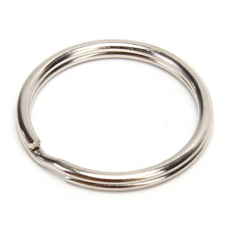 Eshylala 100 Cái / lốc Móc Chìa Khóa DIY Kim Loại Chìa Khóa Chia Nhẫn Vòng Kim Loại Móc Khóa [MỚI]