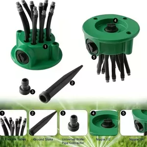 Bảo hiểm Máy phun nước tưới vườn chính xác Máy phun nước bãi cỏ xoay tự động Hệ thống tiết kiệm nước có thể điều chỉnh lyuvn