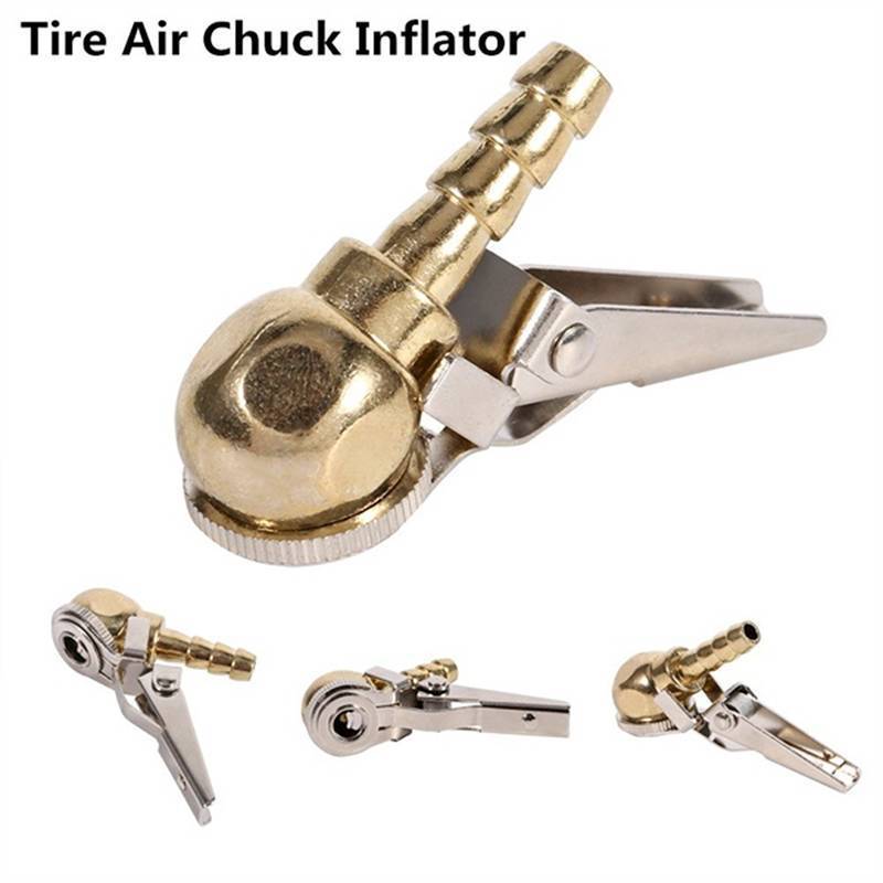 Máy bơm hơi lốp Lu Clip-On có thân van cho dụng cụ sửa chữa lốp ô tô tinhj