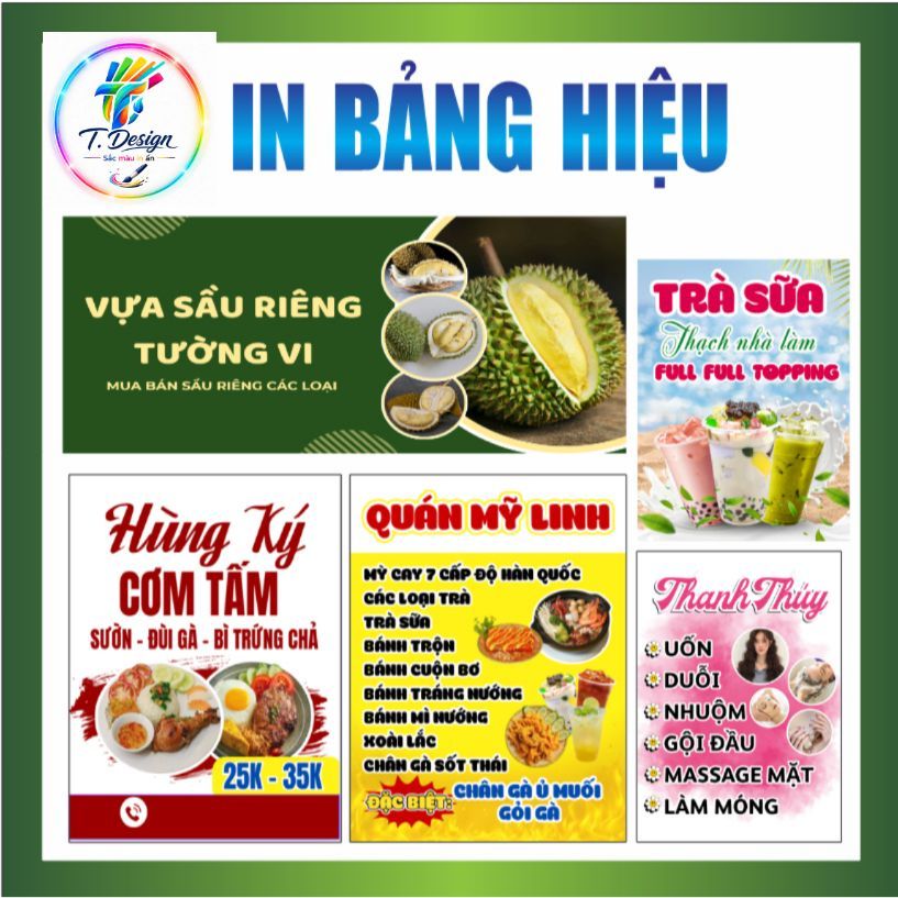 In bạt, in biển quảng cáo. in banner, standee mọi kích cỡ thiết kế miễn phí.