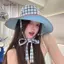 AqToCna Kẻ Sọc Mùa Hè Người Cá Mũ Che Nắng Hai Mặt Chống Tia UV Thoáng Khí Mũ Chống Nắng Cho Du Lịch Ngoài Trời Thể Thao AqToCna