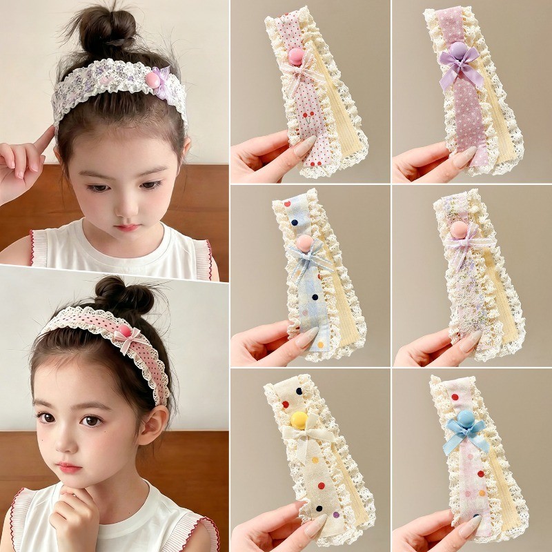 Ngọt Ngào Vintage Pháp Dệt Kim Ma Thuật Miếng Dán Tóc Thời Trang Vòng Tóc Cho Bé Gái Sử Dụng Hàng Ngày