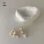 Bông tai đính hoa pha lê tinh tế thanh lịch dành cho nữ Bông tai Zircon sel Cô dâu Quà tặng trang sức tiệc cưới [Mina]