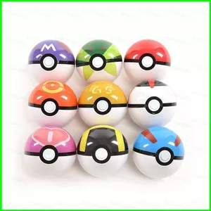 PS1 Pokemon Ball Hình Búp Bê Anime Bộ Sưu Tập Trò Chơi Mô Hình Chất Liệu Nhựa Đồ Chơi Cho Trẻ Em SP1