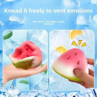 Trái Cây Squishy Đồ Chơi Mùa Hè Dưa Hấu Phục Hồi Chậm Lỗ Thông Hơi Âm Nhạc Pinch