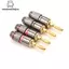 Tweeduj 4 Chiếc Mạ Vàng BFA 4 Mm Chuối Cắm Nam Loa Kết Nối Adapter VN