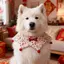 2026 Năm Mới Chó Dễ Thương Yếm Edge Shepherd Golden Retriever Alaska Nước Bọt Khăn Nhỏ Vừa Lớn Ngày Lễ Chó Phong Cách Mới