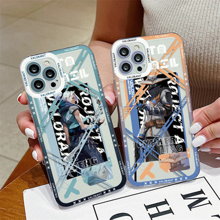Vỏ Cho Samsung Galaxy S26 S25 Edge S24 Ultra FE Plus Vỏ TPU Trong Suốt Trò Chơi Valorant Nhân Vật Nghệ Thuật Hàn Quốc Chống Rơi Xu Hướng Thương Hiệu Bảo Vệ Toàn Diện Chống Sốc