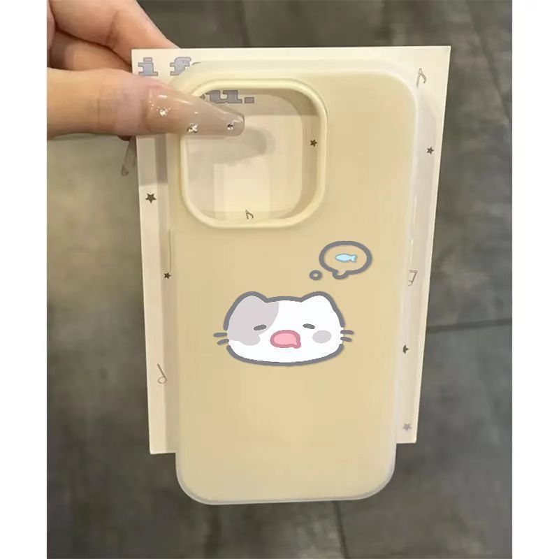 Mèo muốn cá kẹo dẻo hai trong một, phù hợp với vỏ điện thoại 17air iPhone 12/13/Promax