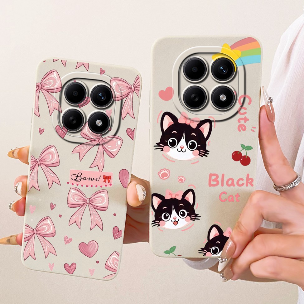 Dành Cho Redmi Note 15 5G Ốp Lưng Mèo Dễ Thương Thời Trang Sang Trọng Tình Yêu Ngộ nghĩnh Vỏ Silicon 25098RA98C