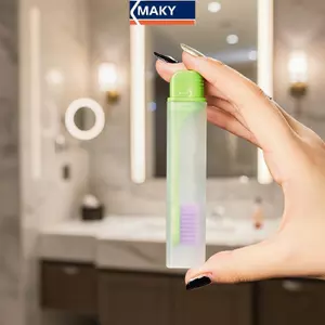 Bàn chải đánh răng gấp di động MAKY Kích thước 1 chiếc để du lịch ngoài trời và cắm trại Nhẹ và dễ dàng mang theo VN