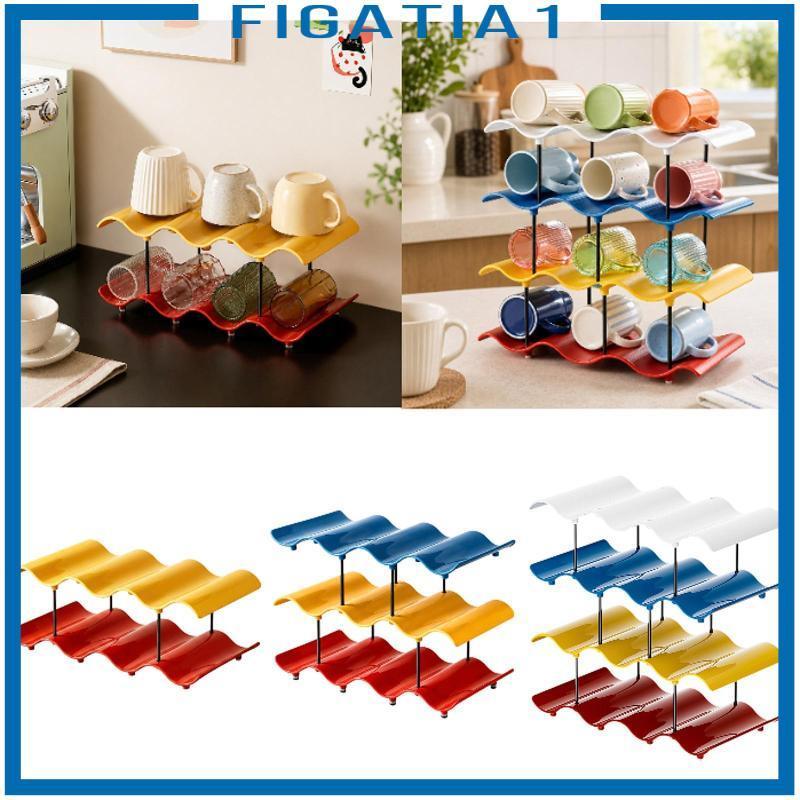 Cốc Cốc Cốc Có Thể Xếp Chồng Chai Lưu Trữ Thiết Kế Sóng Cho Nhà Bếp Tủ Lạnh Hộp Đựng Cocktail