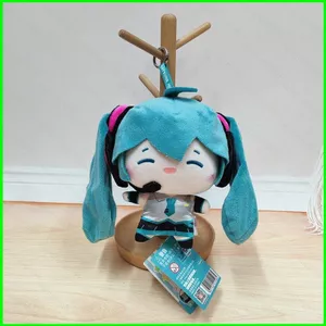 PS1 Hatsune Miku Sakura Miku Plushie Túi Charm Hoạt Hình Dễ Thương Cotton Đồng Hành Búp Bê Gối Mềm SP1