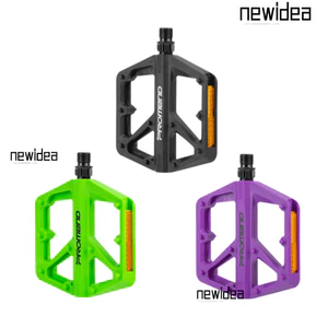 NEWIDEA 1 cặp bàn đạp xe đạp, thiết kế DU kép công thái học, bền nhẹ, thân rộng, chất liệu sợi Nylon, nâng cấp đạp xe