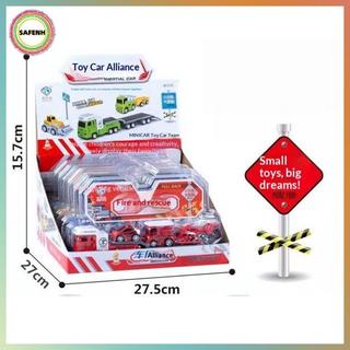 SAFENH Urban Pull-Ba Fire Tru Toy: Quà tặng mô hình xe xây dựng cho trẻ em VN