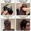 Phụ Nữ Mới Chấm Bi Rỗng Kẹp Tóc Lười Đuôi Ngựa Giá Đỡ Và Bánh Donut Bun Maker
