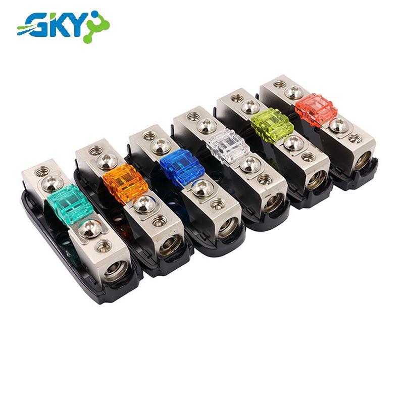 GKY Âm Thanh Xe Ô Tô Cầu Chì Nguồn Cầu Chì 30-150A Âm Thanh Nổi Một Chiều AGU Cầu Chì Giá Đỡ GKY