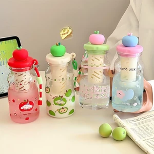 Bình nước nhựa 600ml có lõi lọc Detox hình hoa quả siêu cute BNFRU58