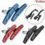 VVDZA 1 Cặp Má phanh im lặng cho xe đạp, Miếng đệm phanh chữ V xe đạp 3 màu bền bỉ, Hệ thống phanh cao su + Kim loại Tấm giữ phanh chữ V đi xe đạp lâu trôi Xe đạp leo núi