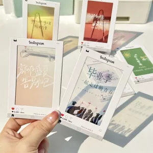Light Shadow Reverse Film Style Mùa tốt nghiệp Aidou Cheering Concert Card diy6.2