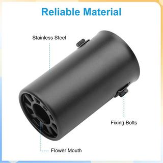 (COD) 1 Cái Đầu giảm thanh ống xả ô tô đa năng Đầu giảm thanh ống xả ô tô bằng thép không gỉ Đầu s Phụ kiện trang trí đuôi sau đuôi tự động