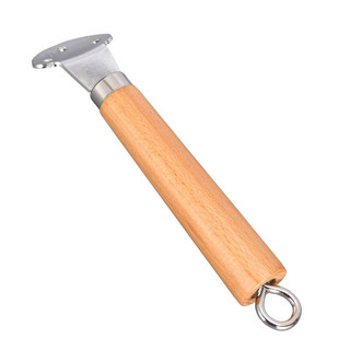 Beech Wok Tay Cầm Ba Lỗ Tay Cầm Bằng Gỗ Đa Năng Chảo Inox Chống Dính Chảo Tay Cầm Gỗ Chắc Chắn Insul
