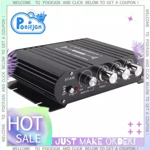 Bộ Khuếch Đại HIFI 2.1 Kênh 20Wx2 + 40W Cao Thấp Bassing Điều Chỉnh Xe MP3 Mini Amp Bluetooth 5.0 AUX Đầu Vào US US US Cắm