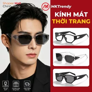 Kính râm thời trang gọng vuông MKTRENDY kính đổi màu chống tia UV phong cách sang trọng T18
