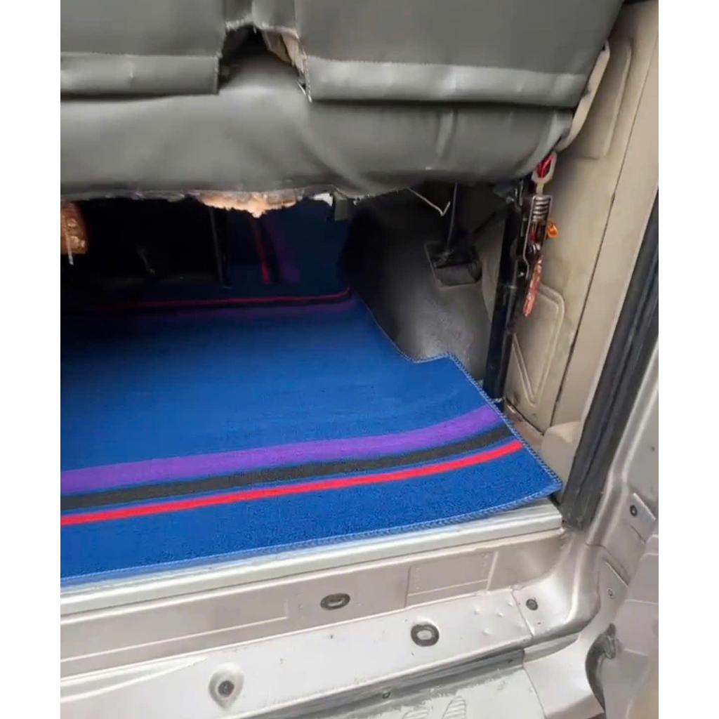 [Lót cốp Ford Transit] Thảm cước lót sàn Lẻ Lót cốp Ford Transit 16 chỗ đủ các đời xe to may sẵn bo viền theo form xe