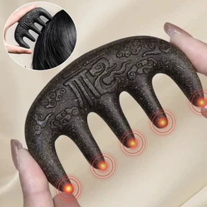 Lược Massage 5 Tầng Họa Tiết Fu Dụng Cụ Nạo vét Kinh Tuyến Hộ Gia Đình Thư Giãn Da Đầu & Chăm Sóc Sức Khỏe