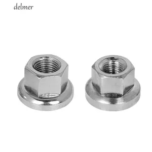 DELMER Xe Đạp Hub Hạt Phía Trước Phía Sau Phụ Kiện Đường Cố Định Bánh Răng MTB Phụ Kiện Xe Đạp M9 M10