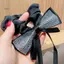 HNKMP Mới Bling Pha Lê Kim Cương Giả Nơ Scrunchies Dây Buộc Tóc Cho Nữ Cô Gái Tóc Streamers Đuôi Ngựa Giá Đỡ Phụ Kiện Tóc.